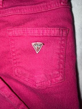 GUESS Girls Hot Pink Skinny Jeans
